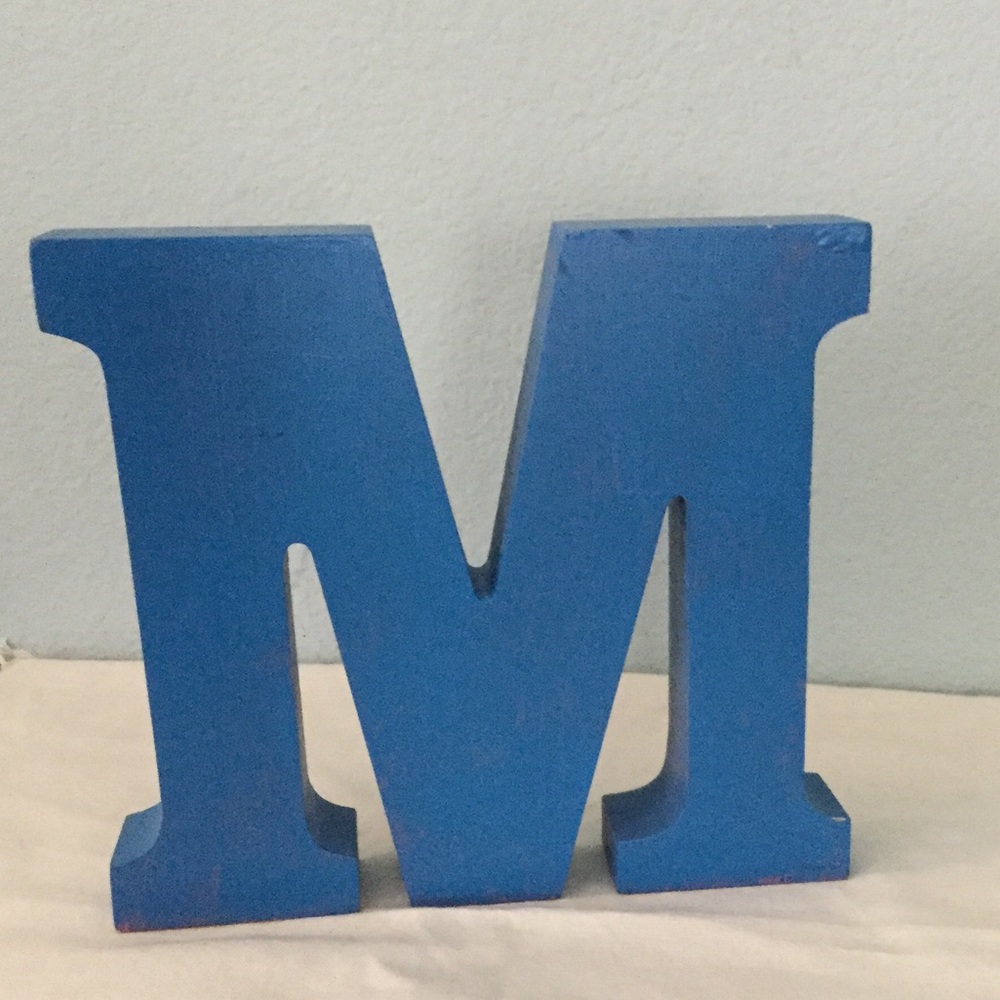 Decorative Desk Letter “M”